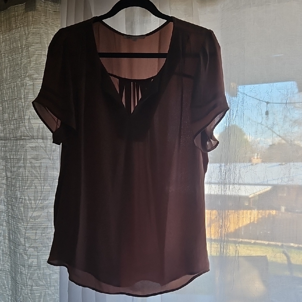 DR2 Sheer Brown Blouse